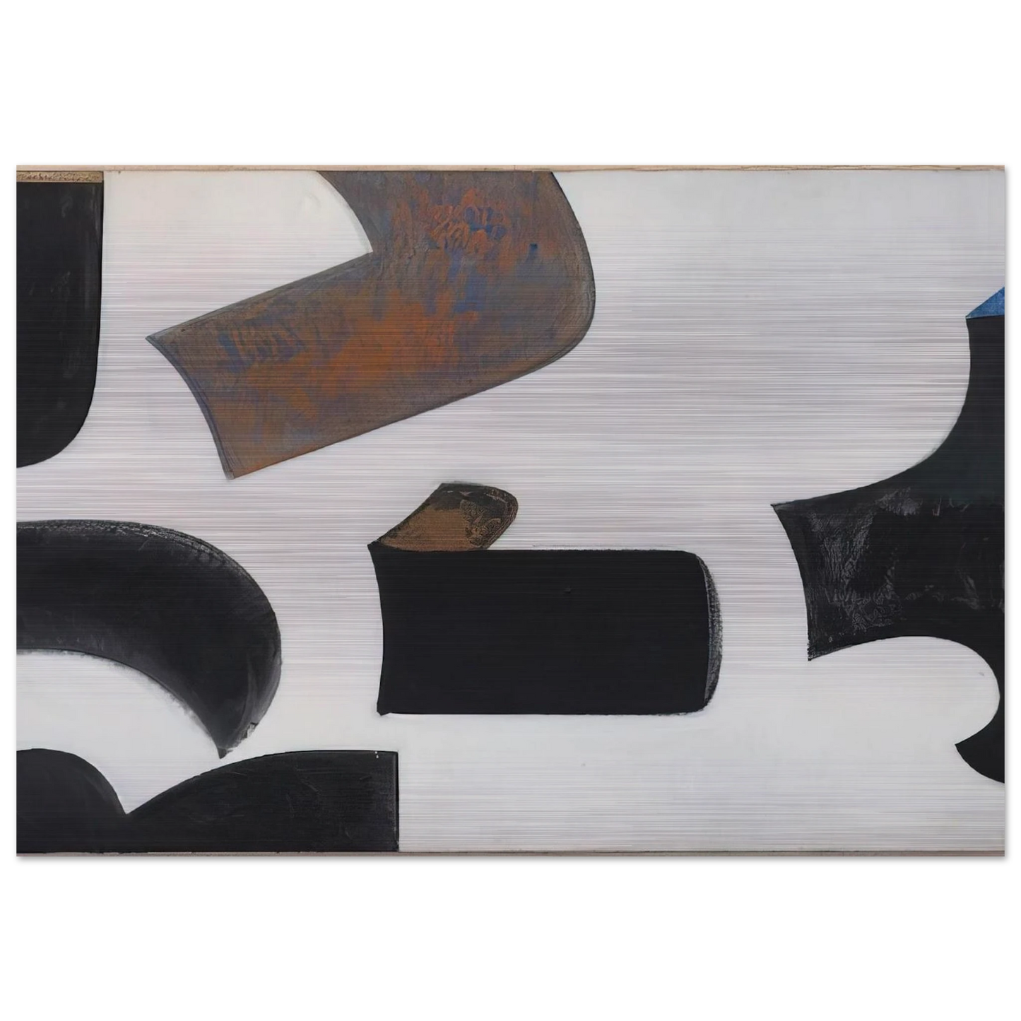 Untitled - 1958 - Donald Judd Brushed Aluminum Print - 70x100 cm / 28x40 inches | Donald Judd Aluminum Print | Donald Judd Prints