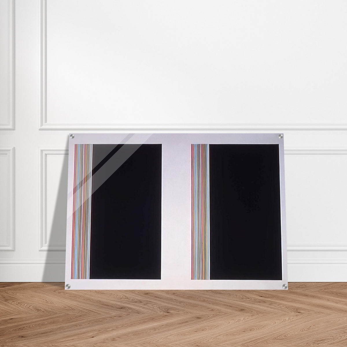 Looking Glass - Color Field Painting - Gene Davis Acrylic Print - 70x100 cm / 28x40″ inches