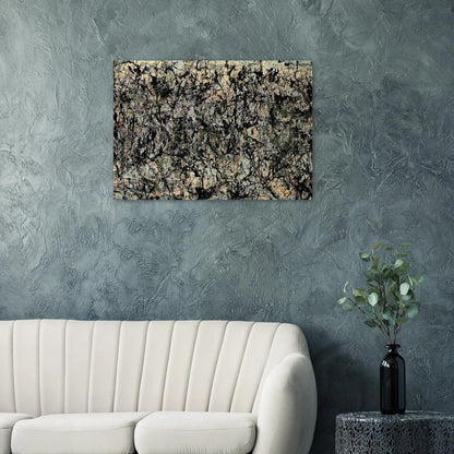 LUCIFER 1947 - Jackson Pollock Brushed Aluminum Print - 70x100 cm / 28x40 inches | Jackson Pollock Aluminum Print | Jackson Pollock Prints