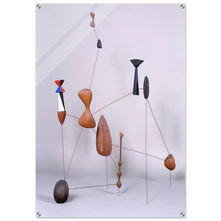 VERTICAL CONSTELLATION WITH BOMB 1943 - Alexander Calder Acrylic Print - 70x100 cm / 28x40″ inches