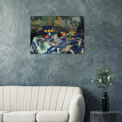 STILL LIFE WITH VASE BOTTLE AND FRUIT - Henri Matisse Brushed Aluminum Print - 70x100 cm / 28x40 inches | Henri Matisse Aluminum Print | Henri Matisse Prints