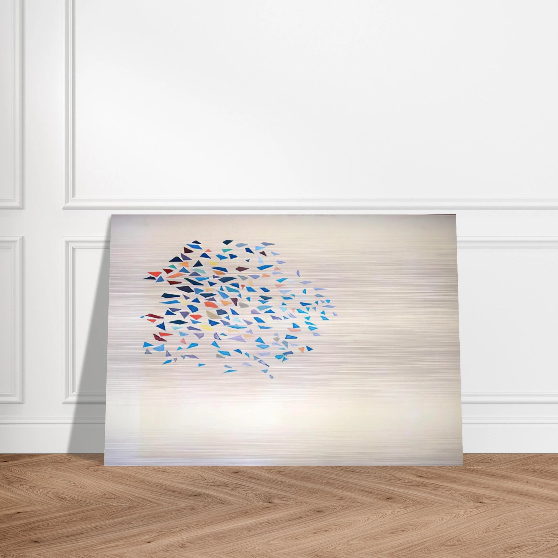 Color Shapes - 1975 - Robert Goodnough Brushed Aluminum Print - 70x100 cm / 28x40 inches | Robert Goodnough Aluminum Print | Robert Goodnough Prints