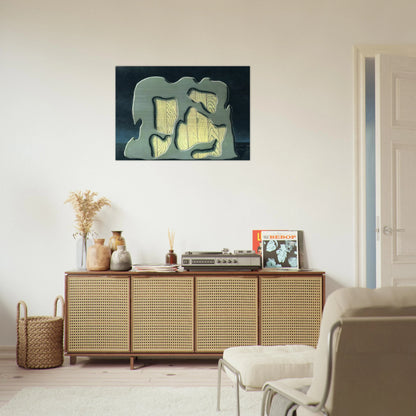 IMP OF THE PERVERSE 1927 - Rene Magritte Brushed Aluminum Print - 70x100 cm / 28x40 inches | Rene Magritte Aluminum Print | Rene Magritte Prints