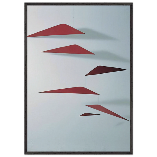 Useless Machine - 1947 - Bruno Munari 70x100 cm / 28x40 inches Framed Art Print – Black Wooden Frame