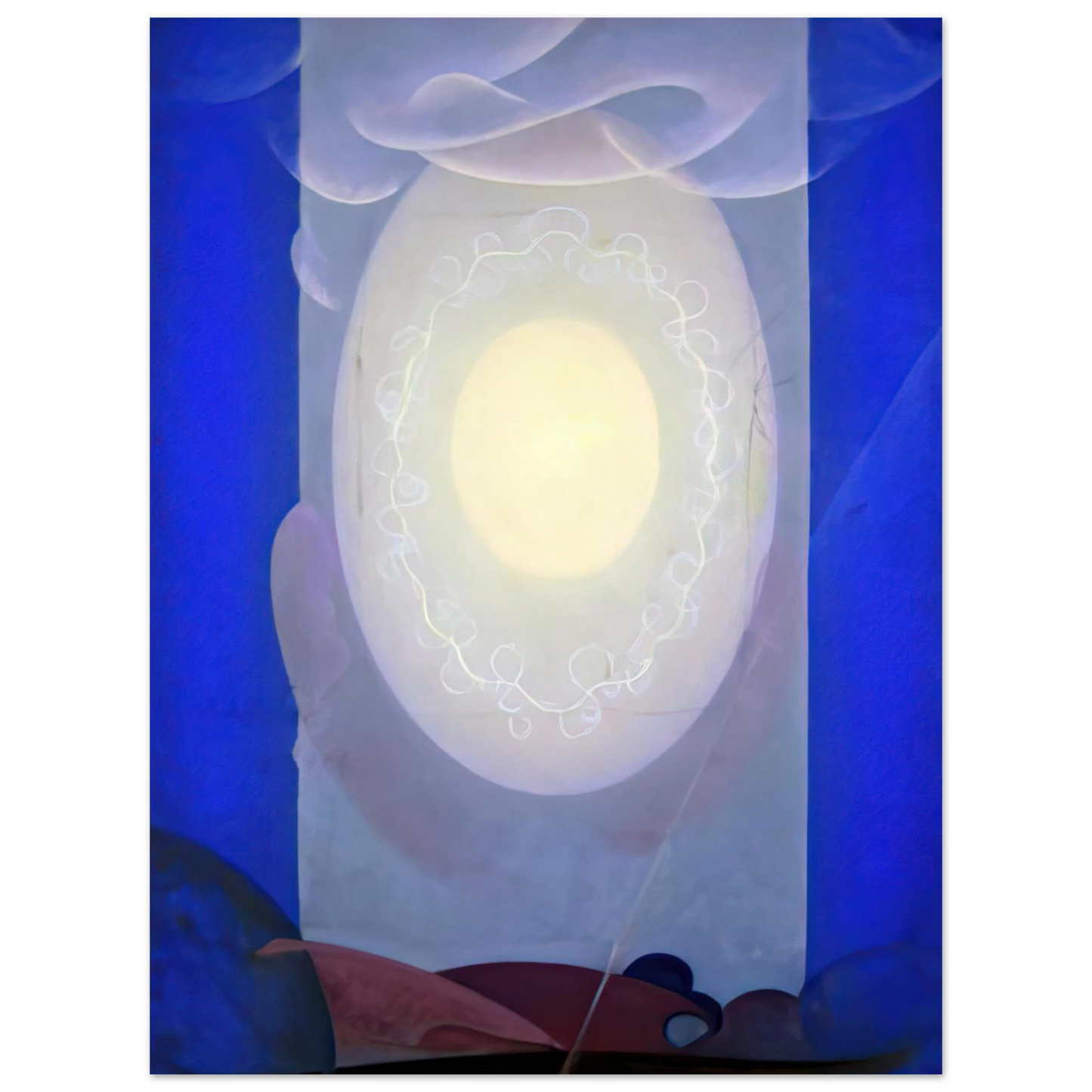 Agnes Lawrence Pelton - Light Center - 1961  75x100 cm / 30x40inches Fine Art Poster