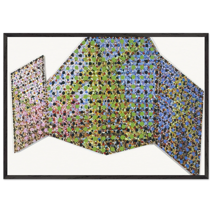 Mirror - 2002 - Jennifer Bartlett 70x100 cm / 28x40 inches Framed Art Print – Black Wooden Frame
