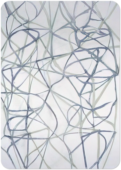 Couplet III - 1989 By Brice Marden Pack of 10 Post Cards | Brice Marden Post Cards | A6 (10.5 x 14.8 cm) - 4.1 x 5.8 inches