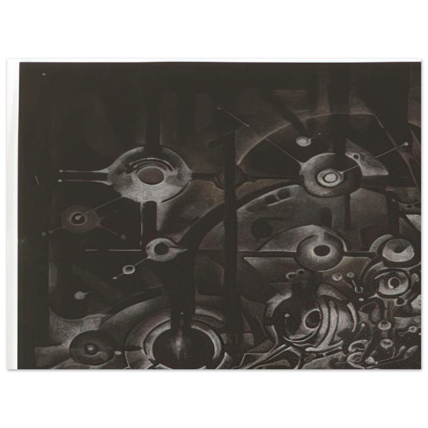 Lee Bontecou - UNTITLED 1998  75x100 cm / 30x40inches Fine Art Poster