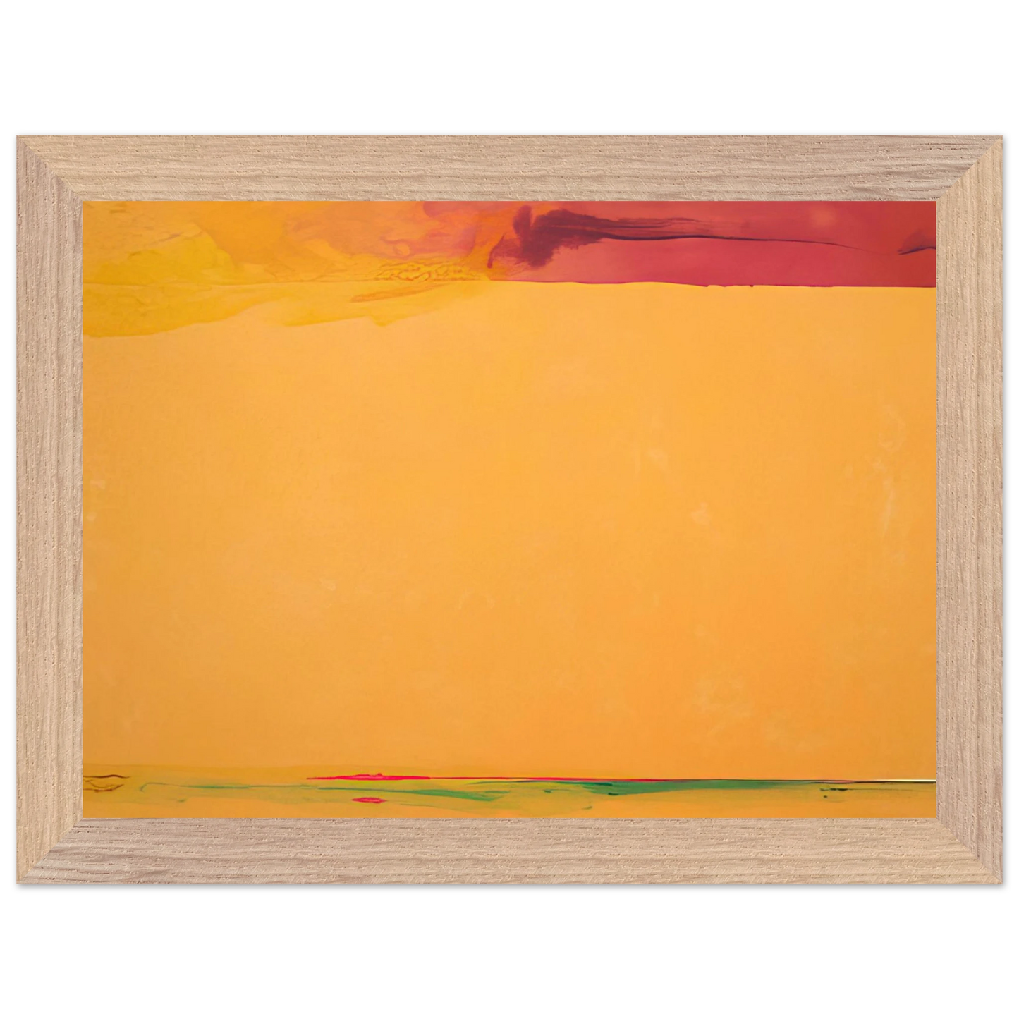 Helen Frankenthaler - Southern Exposure - 2005 Wall art - A2 (42 x 59.4  cm) - Premium Wooden Framed Poster With Fine Art Paper-canvas - White frame