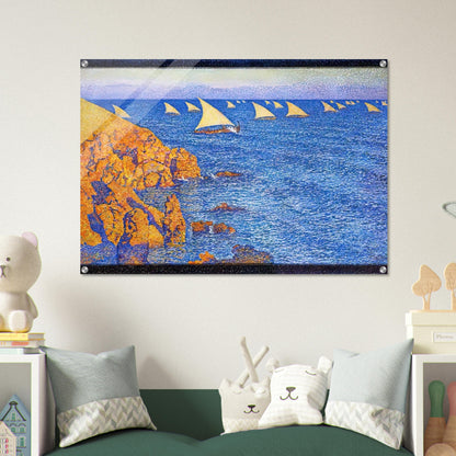 THE REGATA 1892 - Theo van Rysselberghe Acrylic Print - 70x100 cm / 28x40″ inches