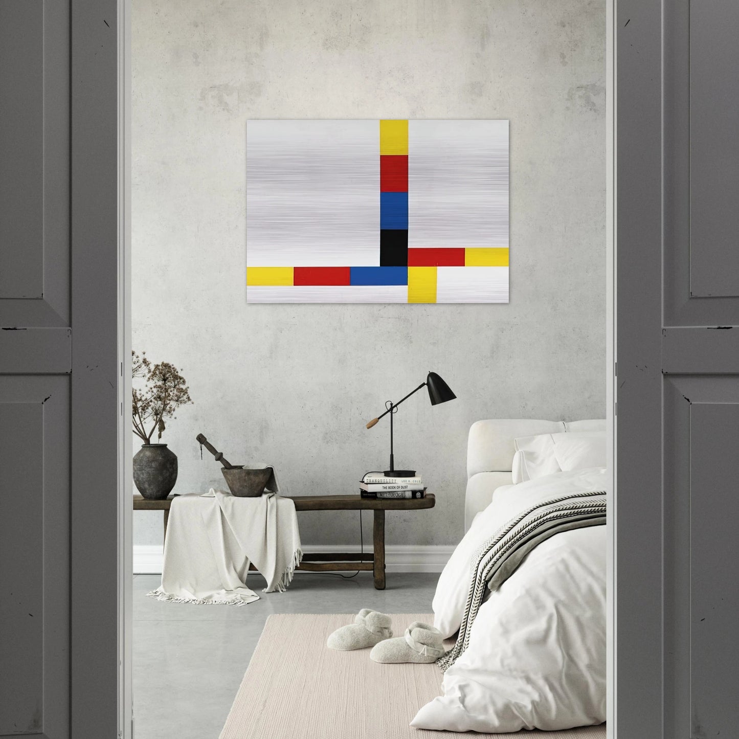 1-4 um excentrum IV - 1969 - Max Bill Brushed Aluminum Print - 70x100 cm / 28x40 inches | Max Bill Aluminum Print | Max Bill Prints
