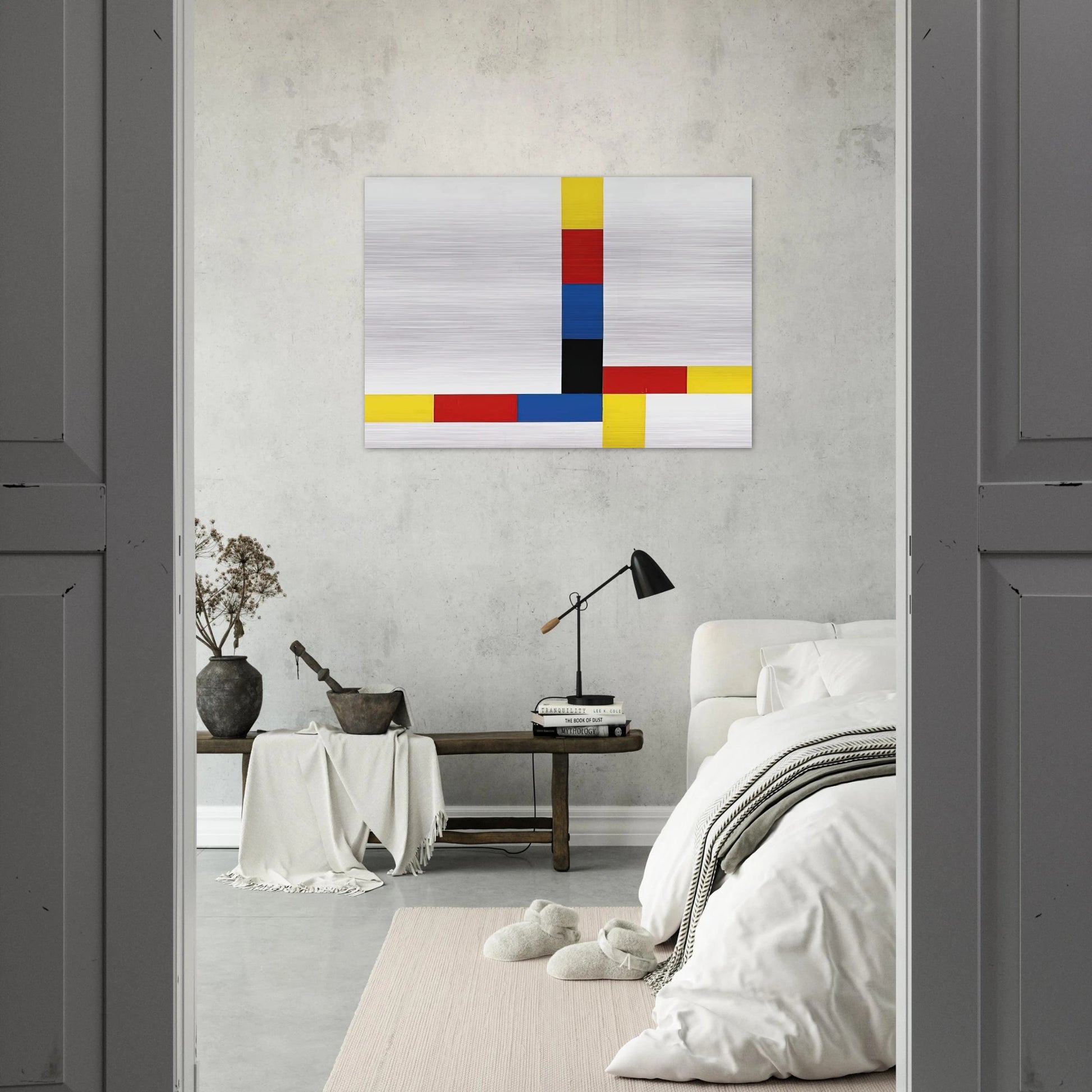 1-4 um excentrum IV - 1969 - Max Bill Brushed Aluminum Print - 70x100 cm / 28x40 inches | Max Bill Aluminum Print | Max Bill Prints