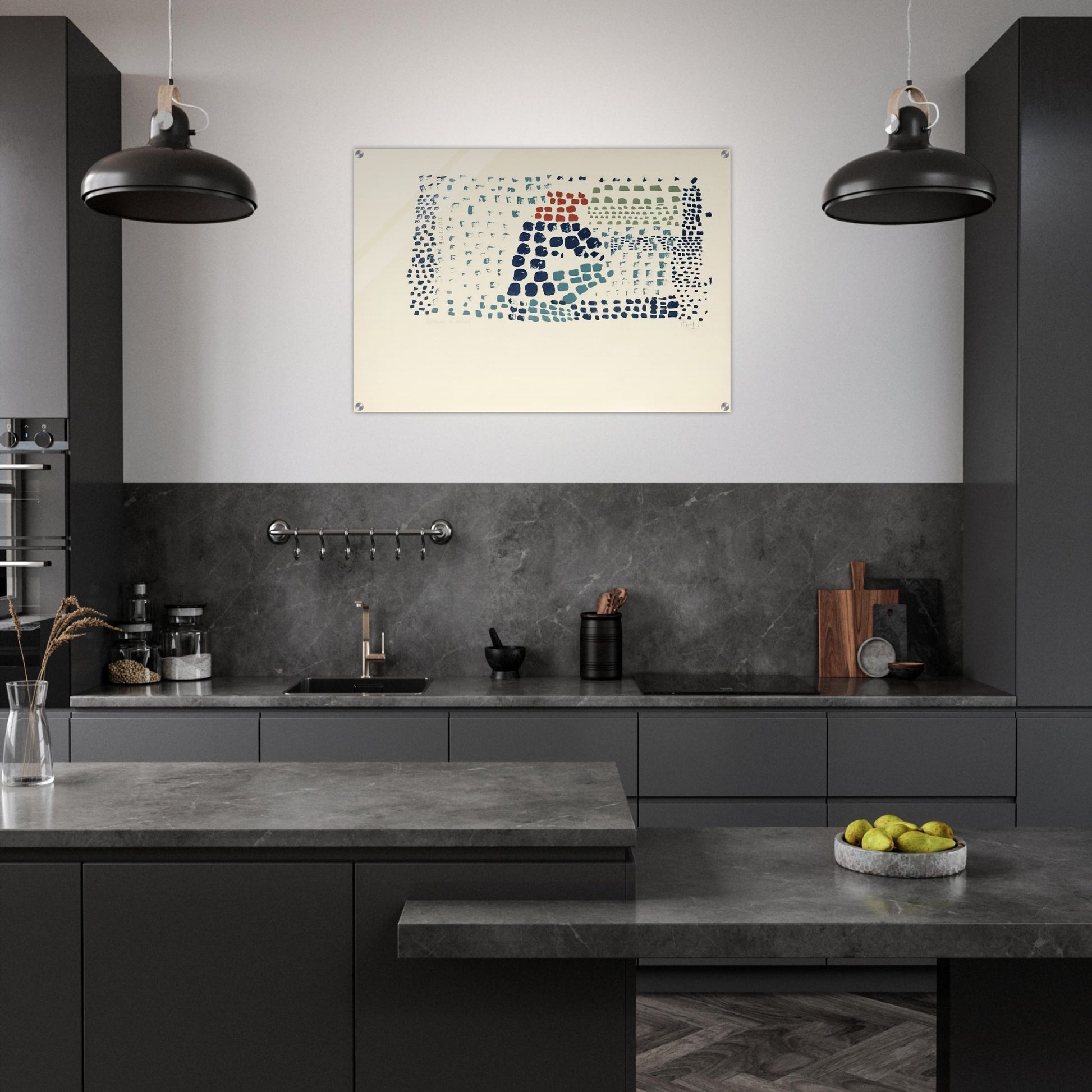 Study in Colour No. 1 Woimant Staël 93 - Art Informel - Nicolas de Stael Acrylic Print - 70x100 cm / 28x40″ inches