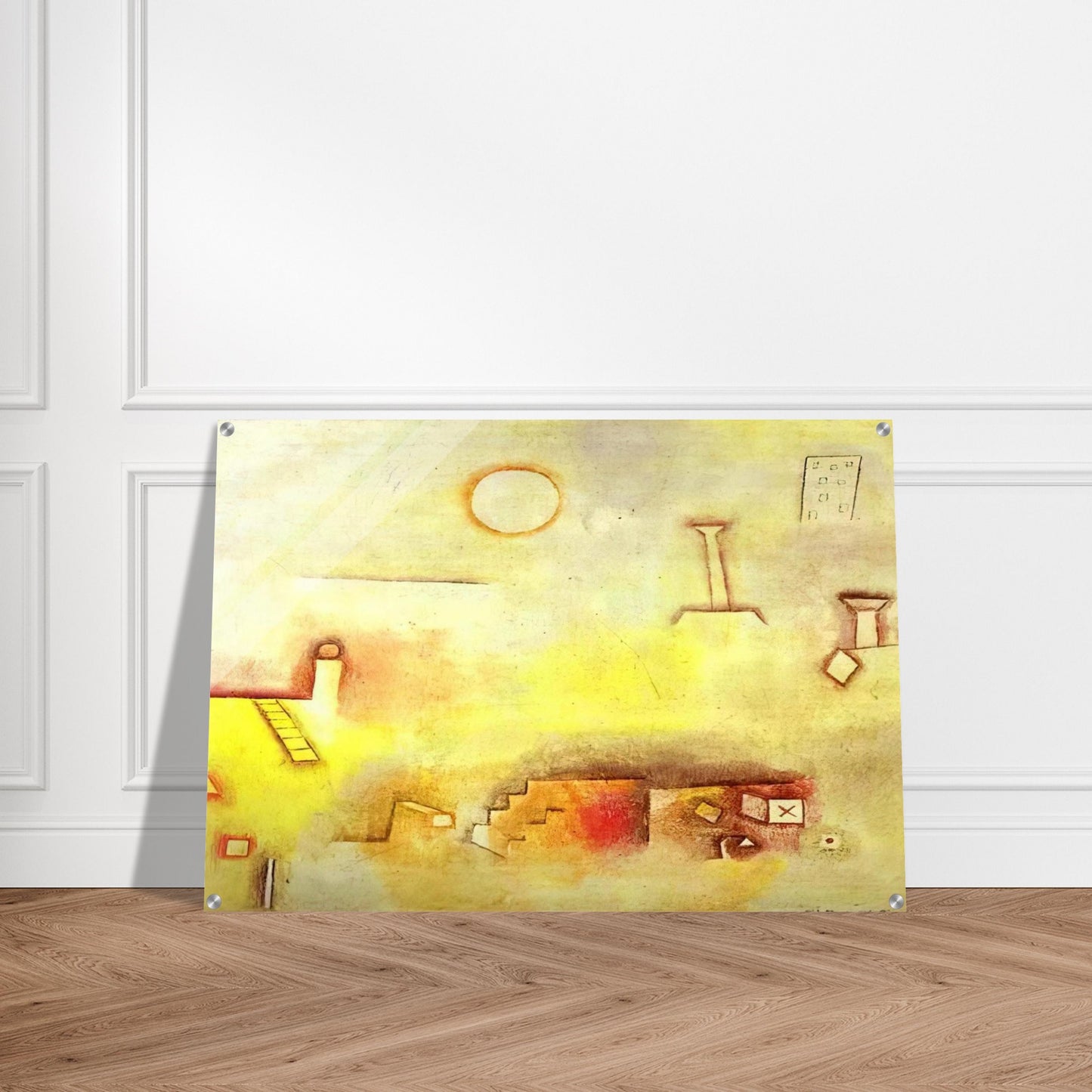 RECONSTRUCTING 1926 - Paul Klee Acrylic Print - 70x100 cm / 28x40″ inches