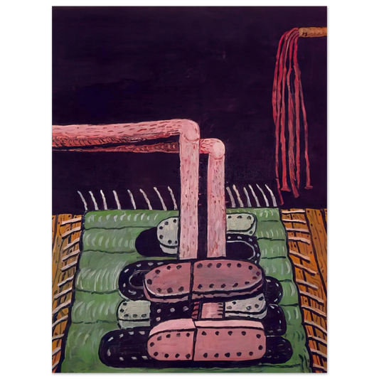 Philip Guston - GREEN RUG  75x100 cm / 30x40inches Fine Art Poster