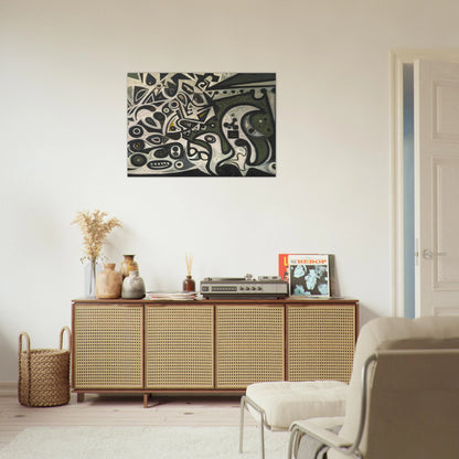 River Metamorphosis - Richard Pousette-Dart Brushed Aluminum Print - 70x100 cm / 28x40 inches | Richard Pousette-Dart Aluminum Print | Richard Pousette-Dart Prints