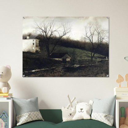 EVENING AT KUERNERS - Andrew Wyeth Acrylic Print - 70x100 cm / 28x40″ inches