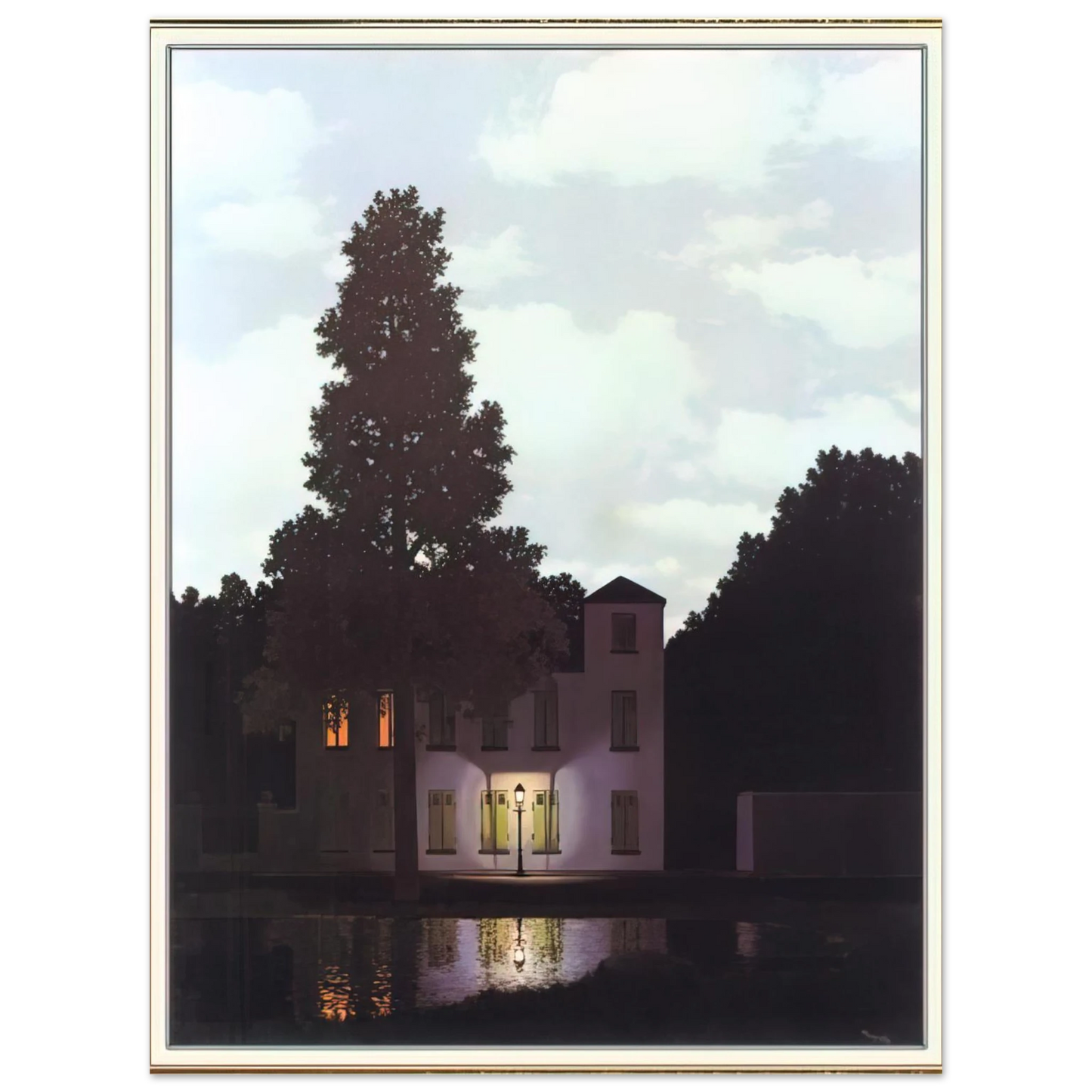 Rene Magritte - THE EMPIRE OF LIGHTS 1954 1  75x100 cm / 30x40inches Fine Art Poster