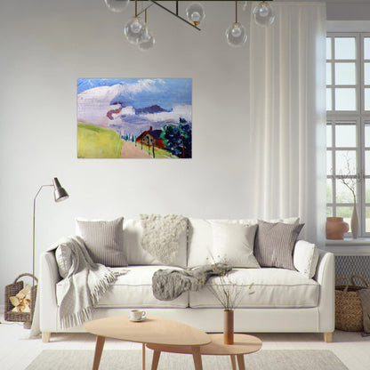 SWISS LANDSCAPE 1901 - Henri Matisse Brushed Aluminum Print - 70x100 cm / 28x40 inches | Henri Matisse Aluminum Print | Henri Matisse Prints