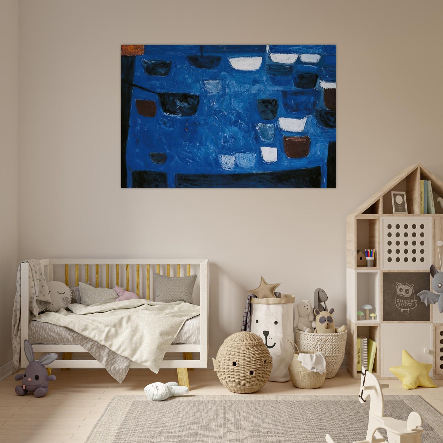 Blue Still Life - 1957 - William Scott Art Prints - 100x150 cm / 40x60″ inches | William Scott Poster | William Scott Prints