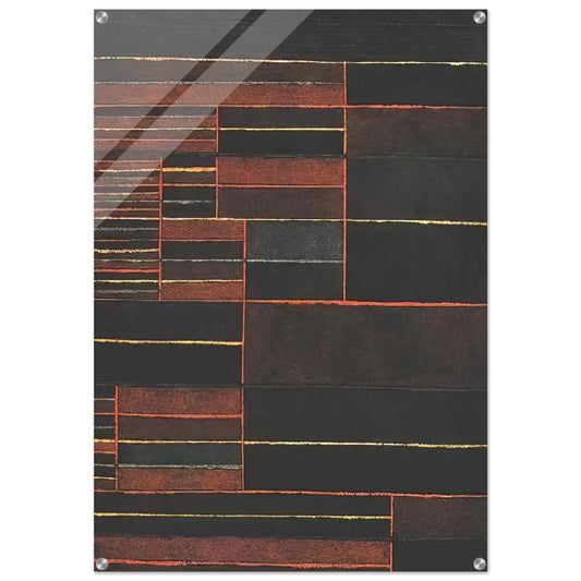 IN THE CURRENT SIX THRESHOLDS 1929 - Paul Klee Acrylic Print - 70x100 cm / 28x40″ inches