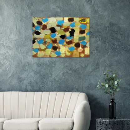 Number 7 - 1953 - Bradley Walker Tomlin Brushed Aluminum Print - 70x100 cm / 28x40 inches | Bradley Walker Tomlin Aluminum Print | Bradley Walker Tomlin Prints