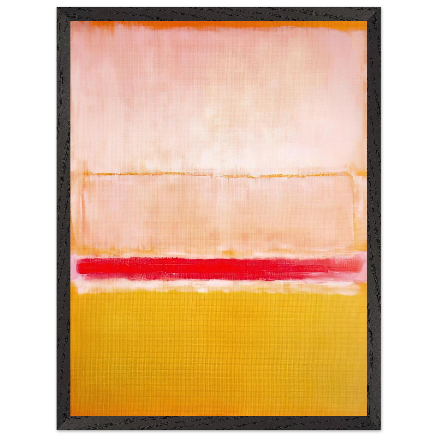 Mark Rothko - No.2 - 1950 Wall Art - 21x29.7 cm / 8x12" - Premium Wooden Framed Poster With Fine Art Paper-canvas - Black frame