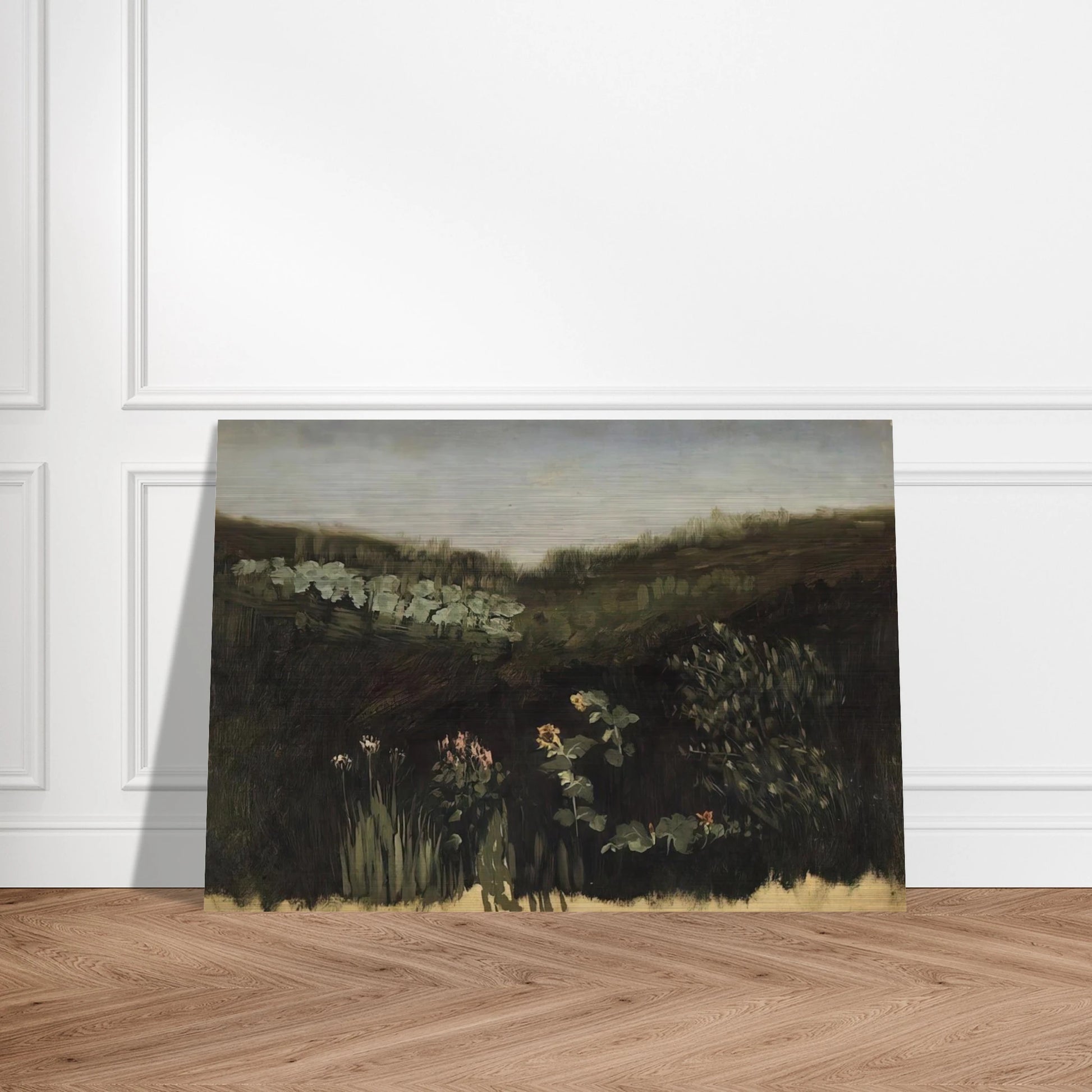 Sunflowers. Crimea - Arkhyp Kuindzhi Brushed Aluminum Print - 70x100 cm / 28x40 inches | Arkhyp Kuindzhi Aluminum Print | Arkhyp Kuindzhi Prints