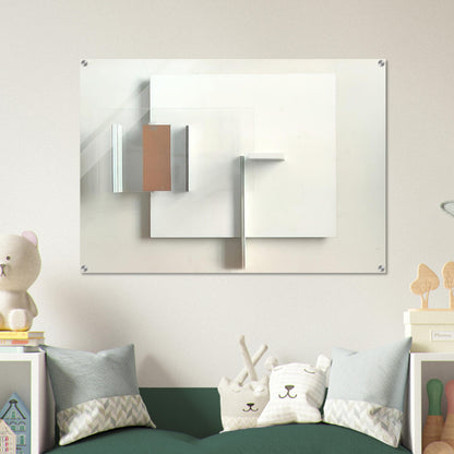 Abstract in White, Black and Ochre - 1962 - Victor Pasmore Acrylic Print - 70x100 cm / 28x40″ inches