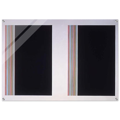 Looking Glass - Color Field Painting - Gene Davis Acrylic Print - 70x100 cm / 28x40″ inches