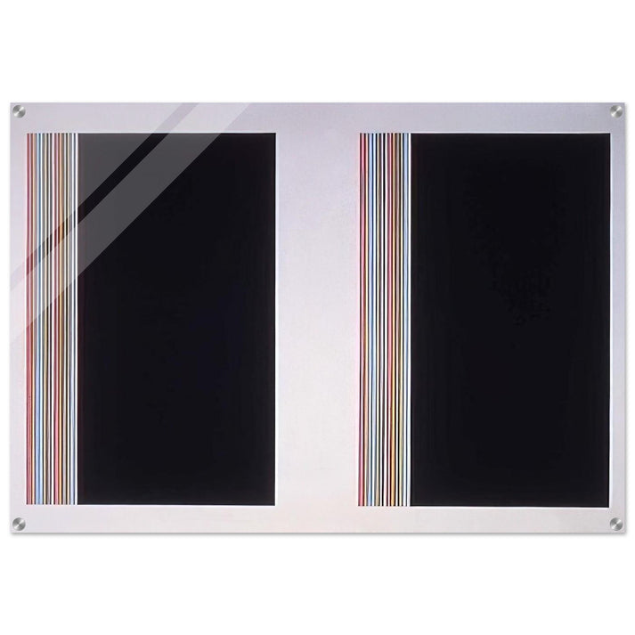 Looking Glass - Color Field Painting - Gene Davis Acrylic Print - 70x100 cm / 28x40″ inches