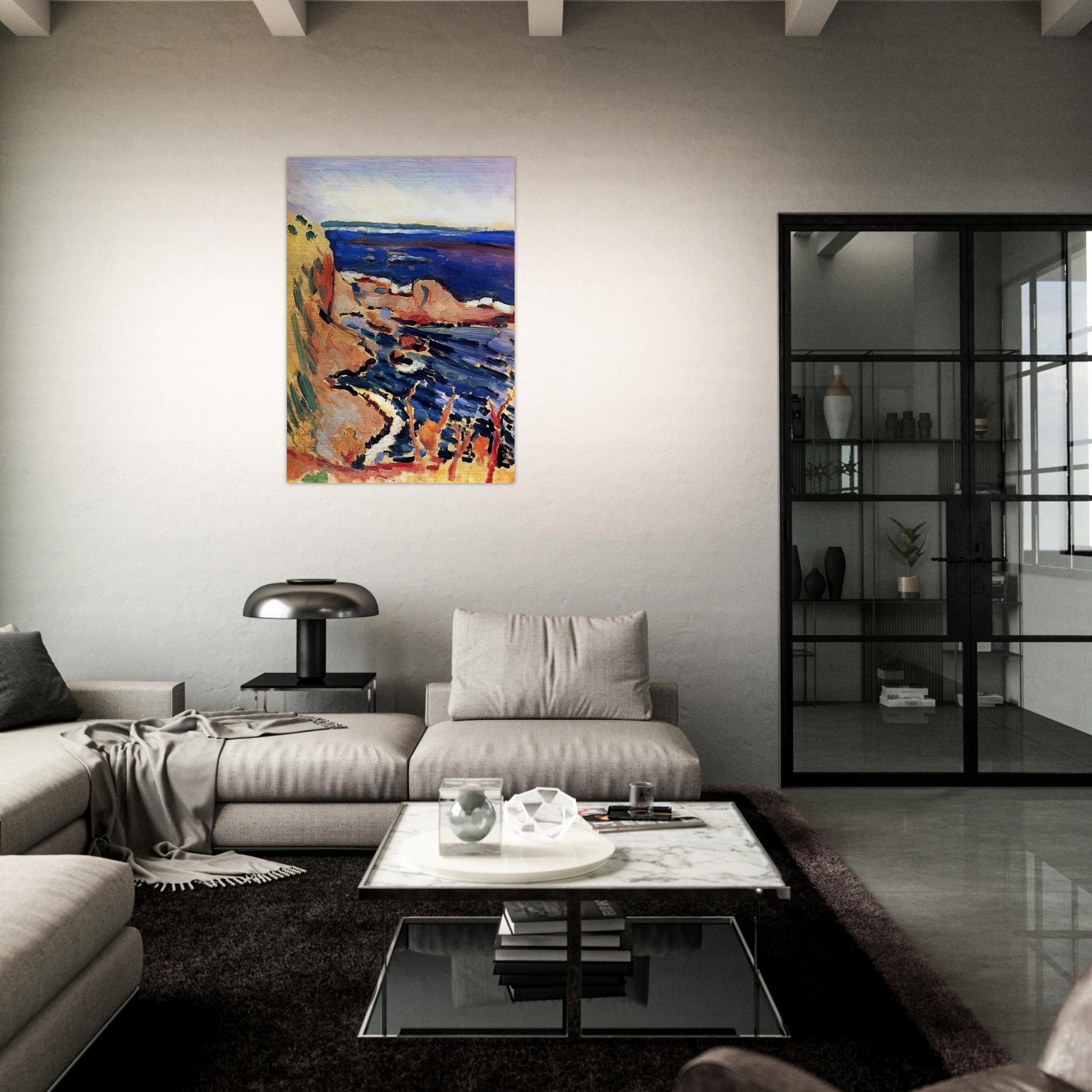 LA MOULADE 1905 - Henri Matisse Brushed Aluminum Print - 70x100 cm / 28x40 inches | Henri Matisse Aluminum Print | Henri Matisse Prints