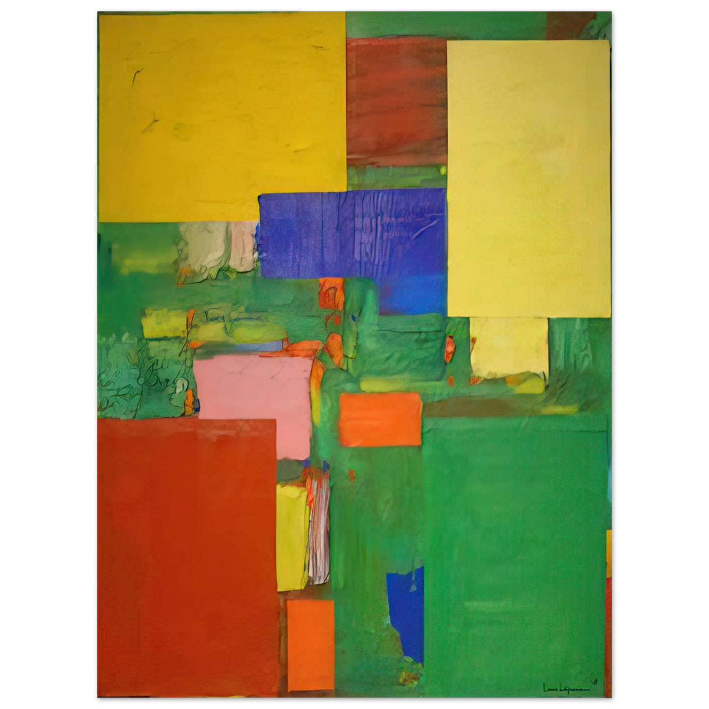 Hans Hofmann - Equipoise  75x100 cm / 30x40inches Fine Art Poster