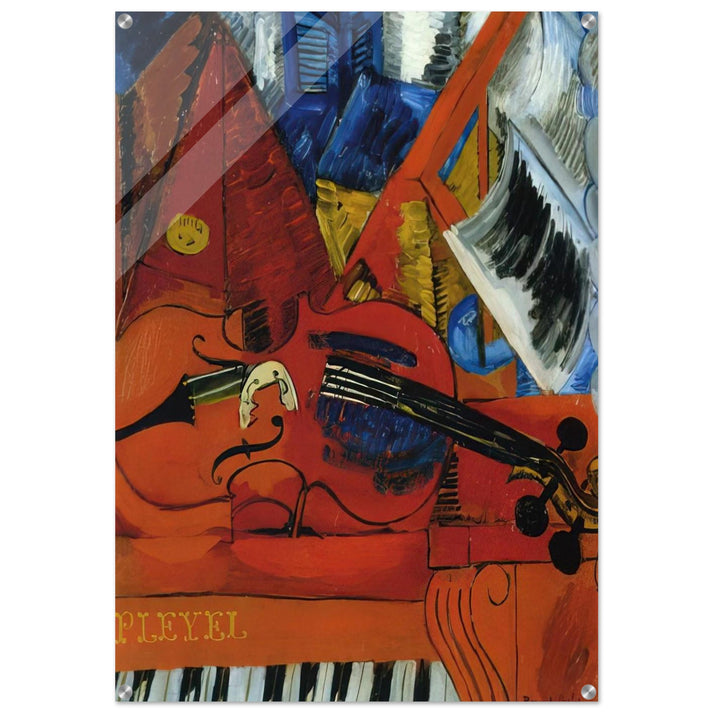 THE VIOLIN 1916 - Raoul Dufy Acrylic Print - 70x100 cm / 28x40″ inches
