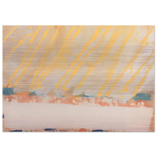 Paradise - 1979 - Albert Irvin Brushed Aluminum Print - 70x100 cm / 28x40 inches | Albert Irvin Aluminum Print | Albert Irvin Prints