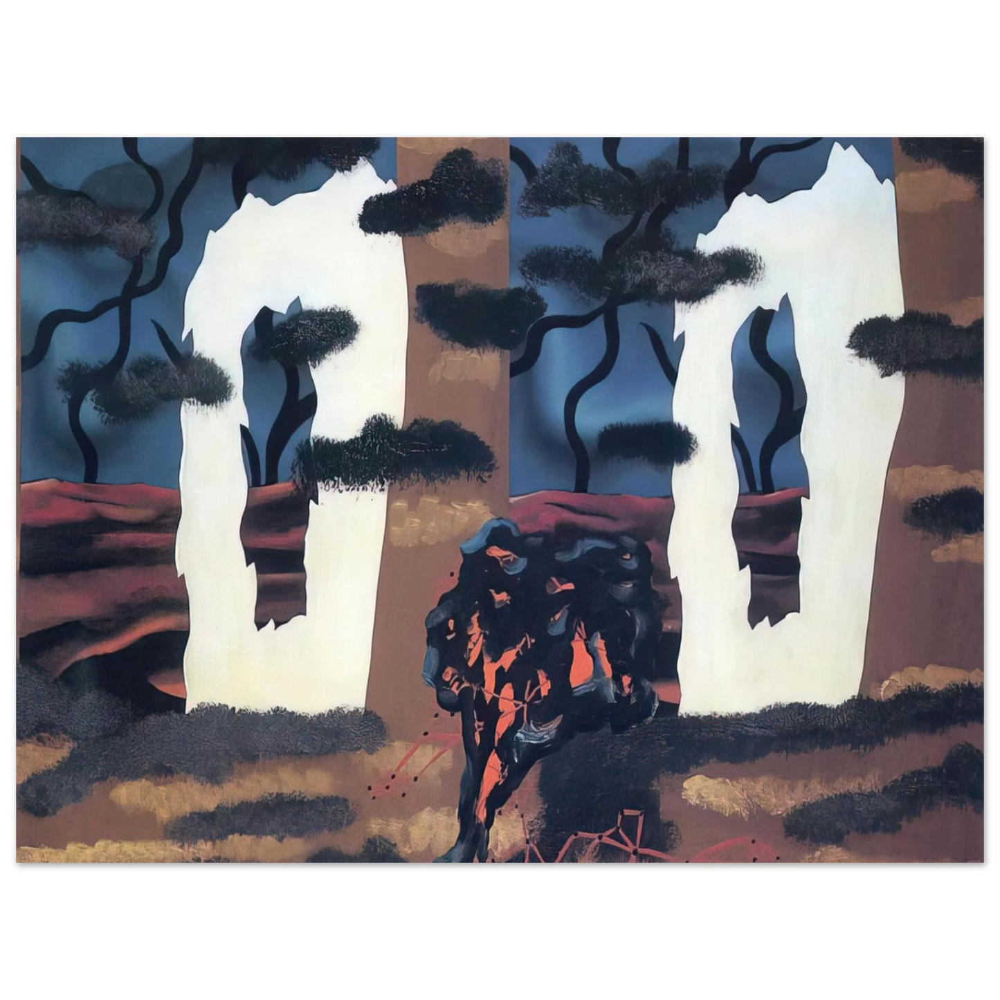 Rene Magritte - A TASTE OF THE INVISIBLE 1927  75x100 cm / 30x40inches Fine Art Poster