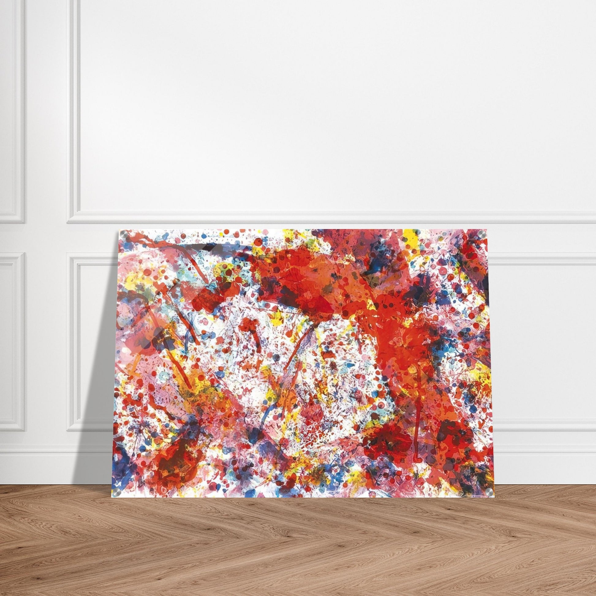 And Pink - Sam Francis Acrylic Print - 70x100 cm / 28x40″ inches
