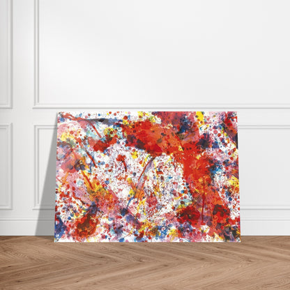 And Pink - Sam Francis Acrylic Print - 70x100 cm / 28x40″ inches