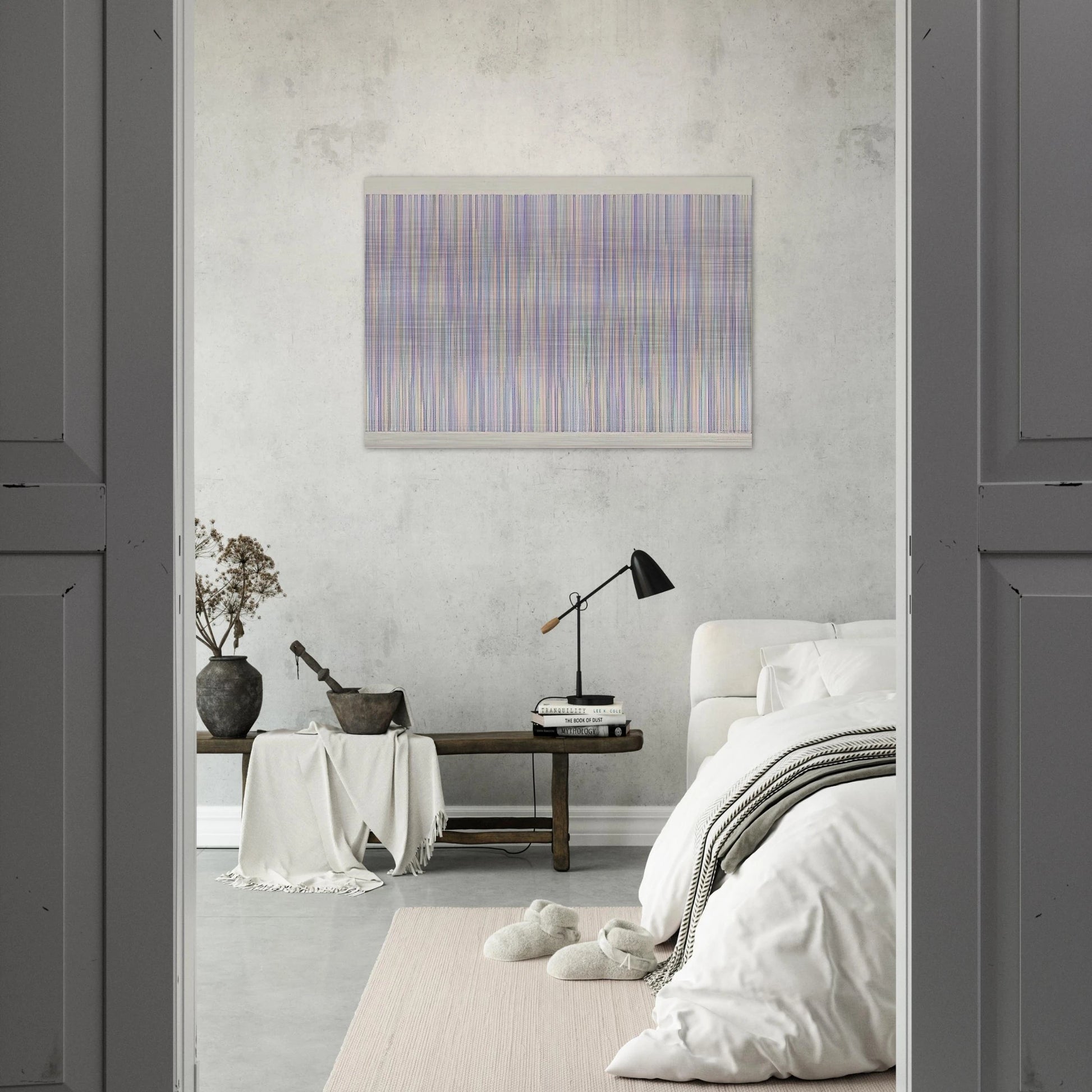 Pocono - 1984 - Gene Davis Brushed Aluminum Print - 70x100 cm / 28x40 inches | Gene Davis Aluminum Print | Gene Davis Prints