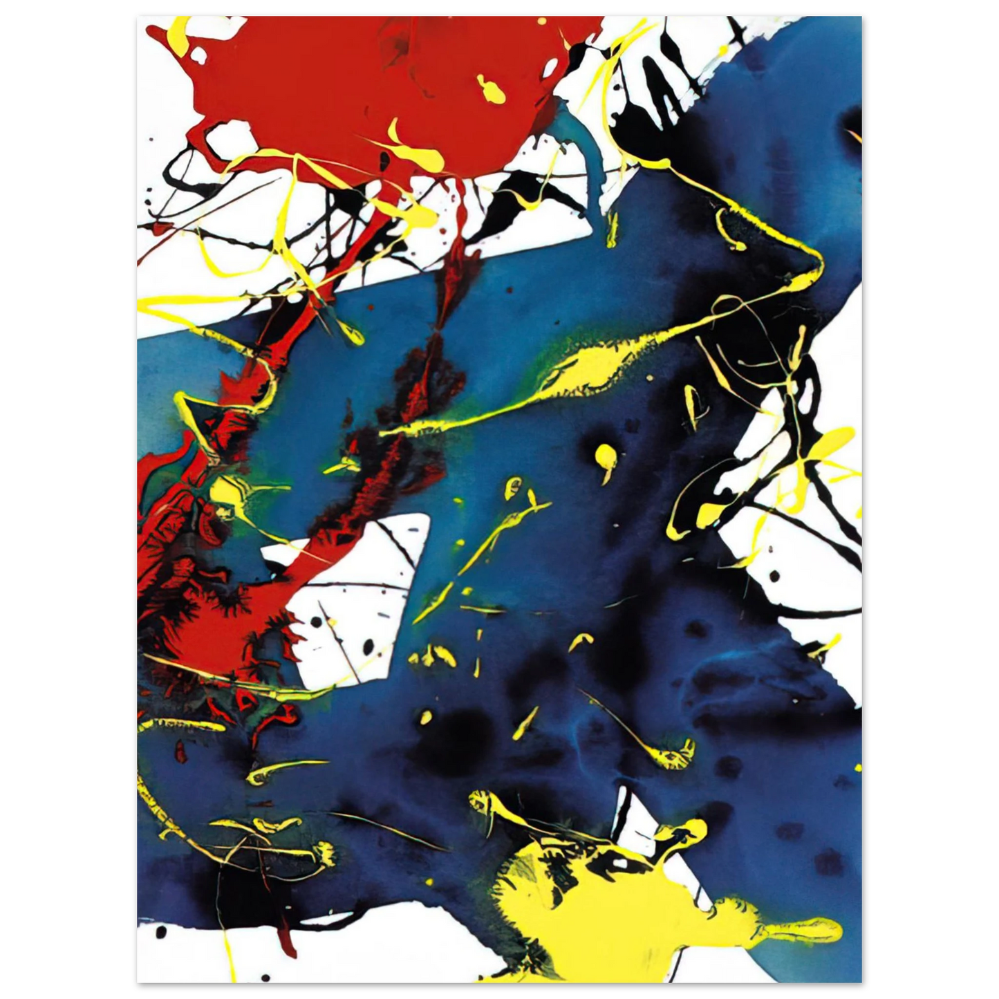 Sam Francis - Untitled  SFP94-143  SFF 1813   75x100 cm / 30x40inches Fine Art Poster