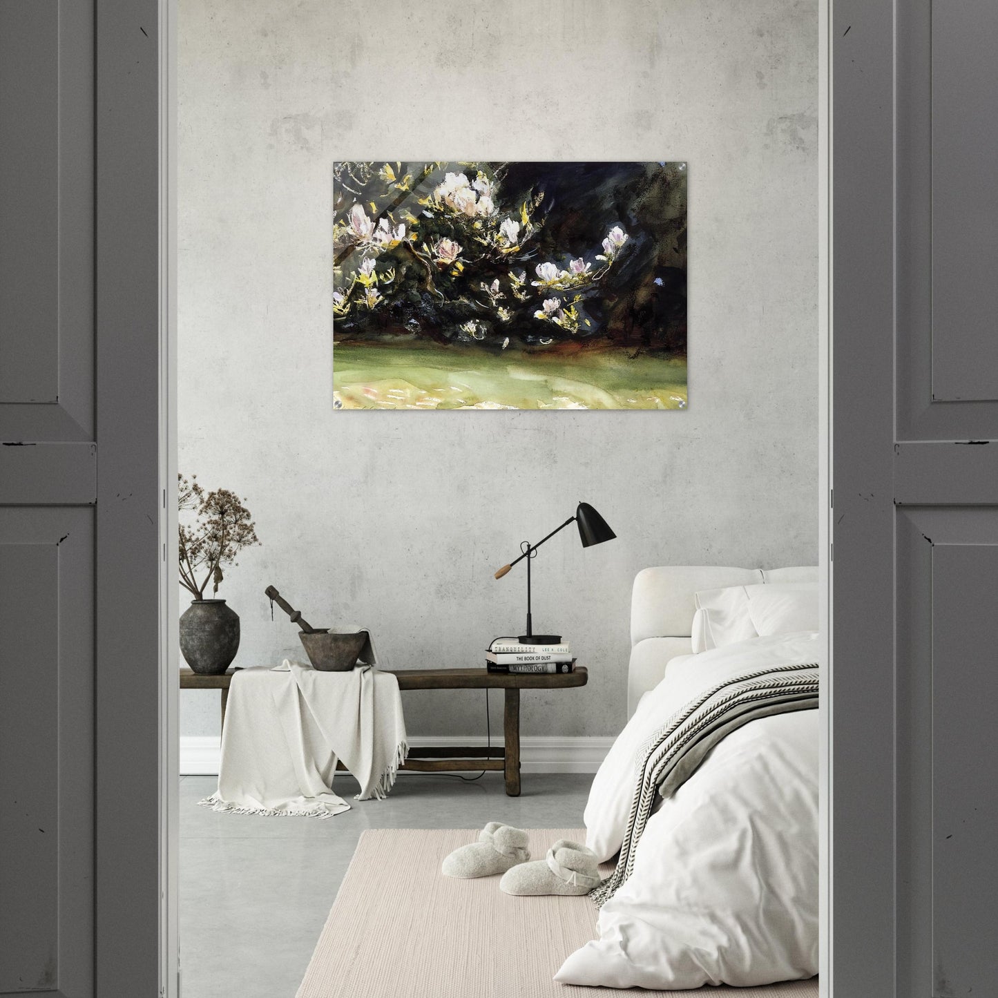 Magnolias - John Singer Sargent Acrylic Print - 70x100 cm / 28x40″ inches