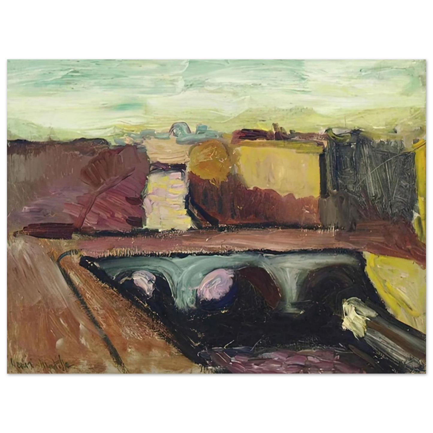 Henri Matisse - VUE DE LA SEINE LE PONT SAINT MICHEL 1904 0  75x100 cm / 30x40inches Fine Art Poster