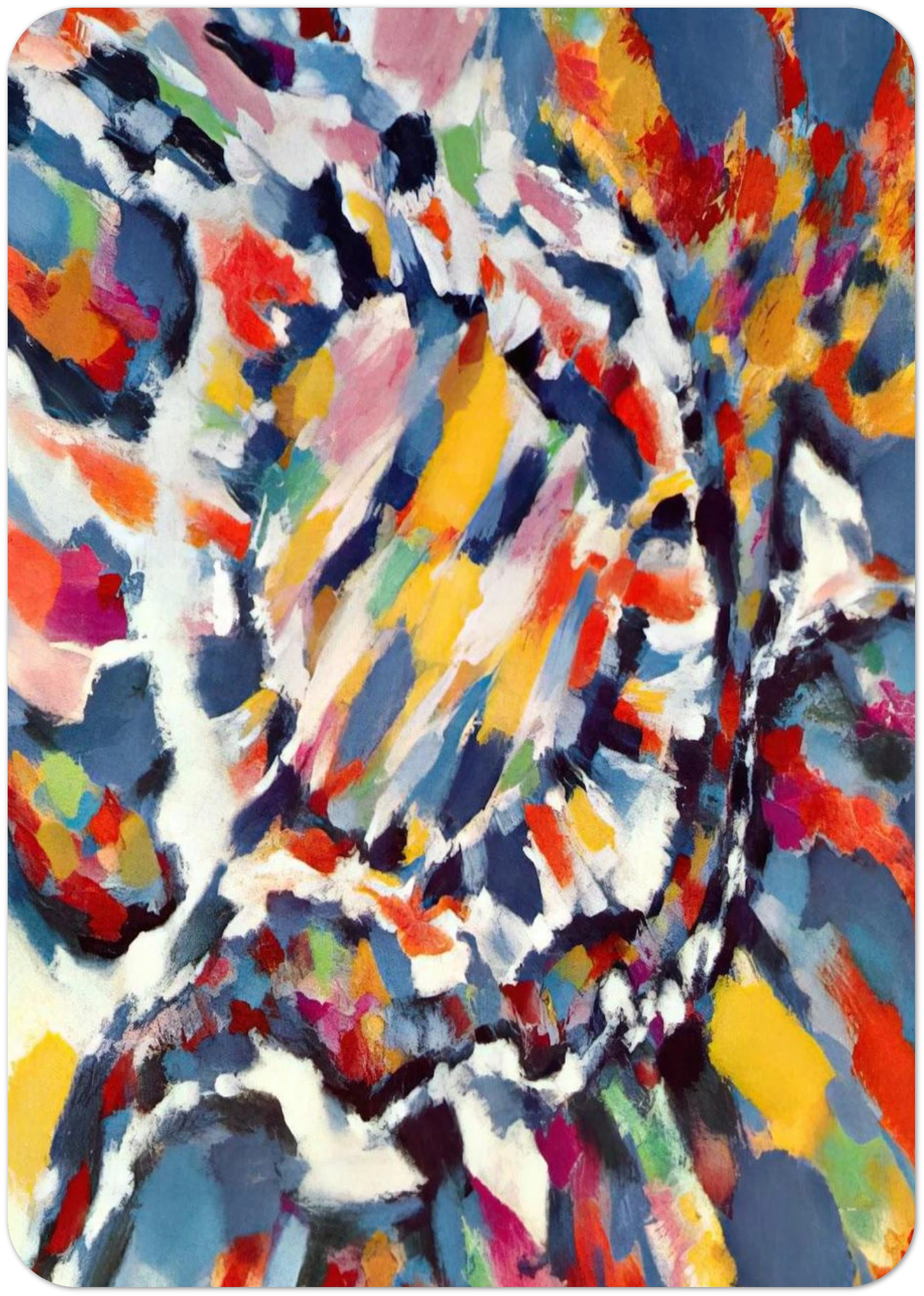 La Sève - 1963 By Alfred Manessier Pack of 10 Post Cards | Alfred Manessier Post Cards | A6 (10.5 x 14.8 cm) - 4.1 x 5.8 inches