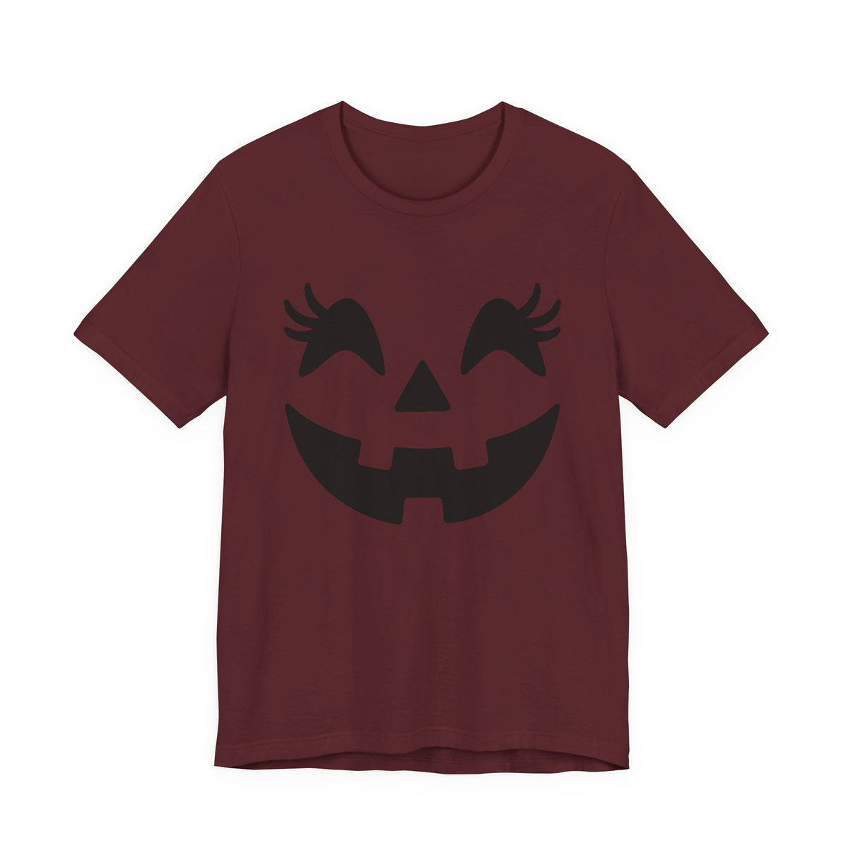 Masque de citrouille Jack O'Lantern Cils Halloween Femmes Filles T-Shirt