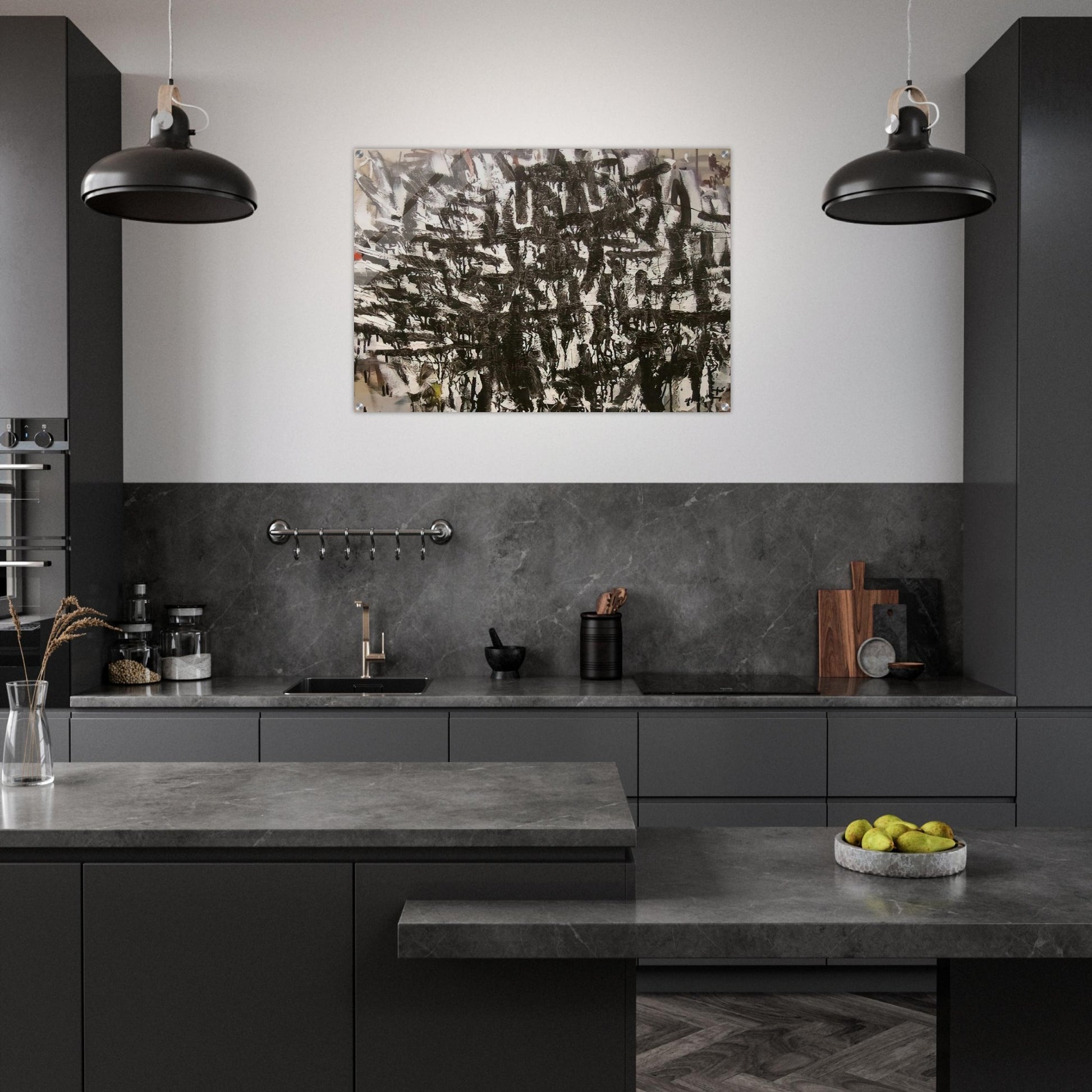 Listen - 2005 - Robert Goodnough Acrylic Print - 70x100 cm / 28x40″ inches