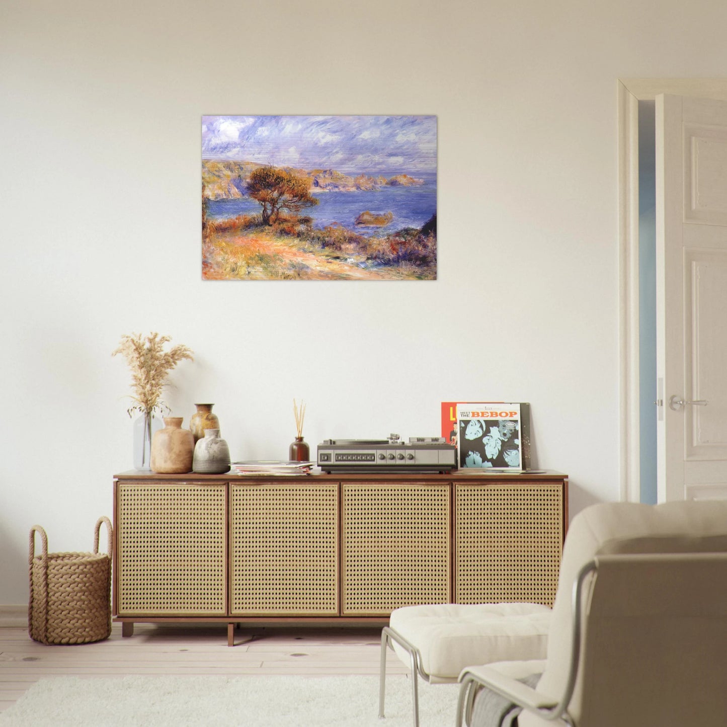View at guernsey - Pierre-Auguste Renoir Brushed Aluminum Print - 70x100 cm / 28x40 inches | Pierre-Auguste Renoir Aluminum Print | Pierre-Auguste Renoir Prints