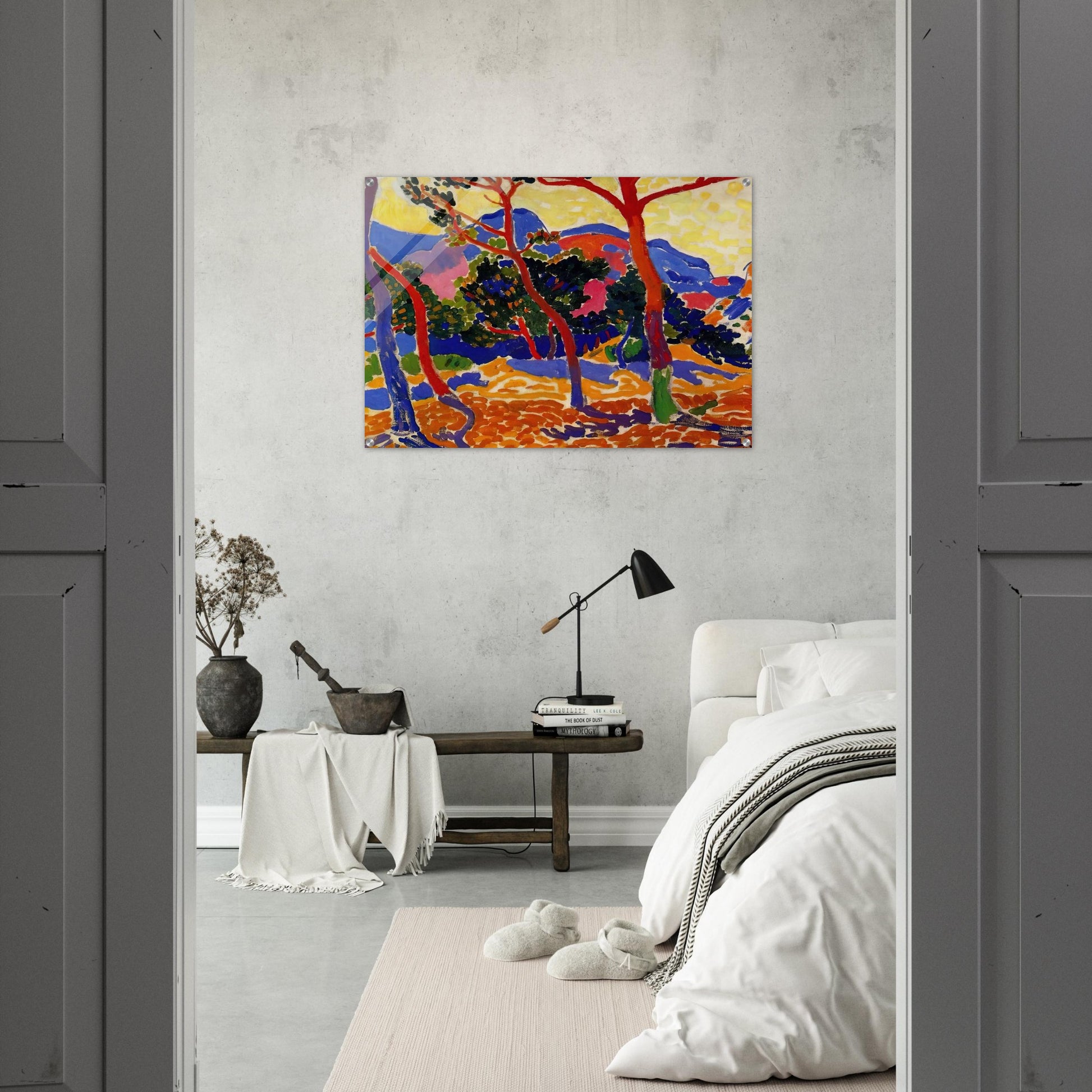 THE TREES - Andre Derain Acrylic Print - 70x100 cm / 28x40″ inches | Andre Derain Wall Art | Andre Derain Prints
