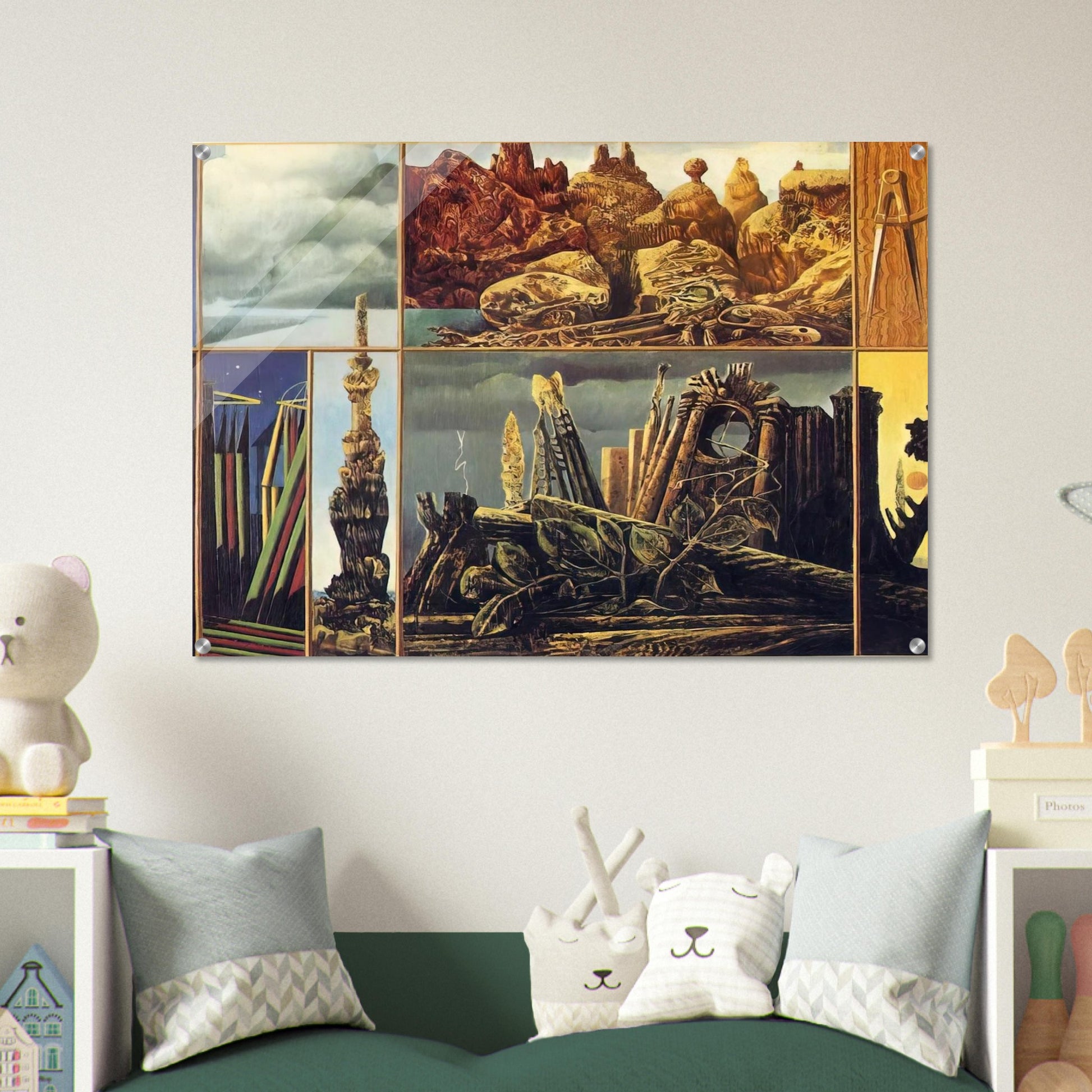 Painting for Young People - Max Ernst Acrylic Print - 70x100 cm / 28x40″ inches