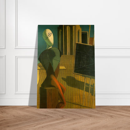 THE PROFIT 1915 - Giorgio de Chirico Brushed Aluminum Print - 70x100 cm / 28x40 inches | Giorgio de Chirico Aluminum Print | Giorgio de Chirico Prints