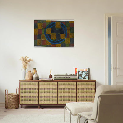Kreise und Quadrate - 1963 - Johannes Itten Brushed Aluminum Print - 70x100 cm / 28x40 inches | Johannes Itten Aluminum Print | Johannes Itten Prints